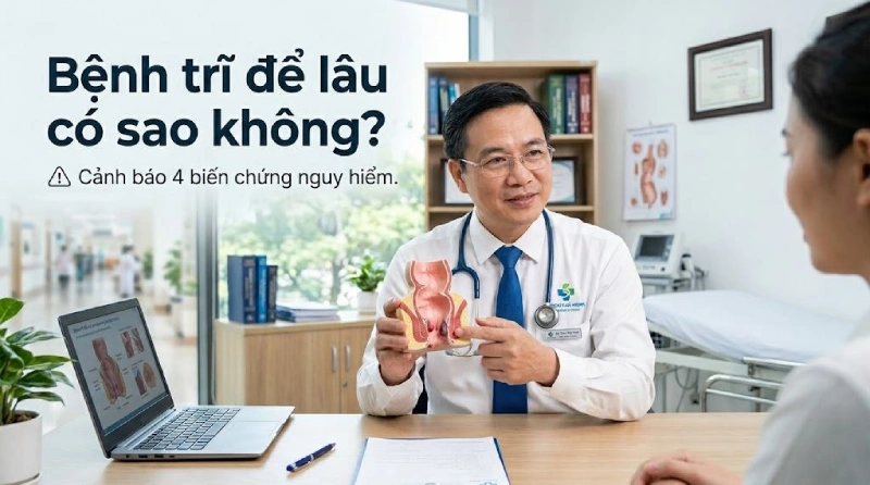 Bệnh trĩ để lâu có sao không?