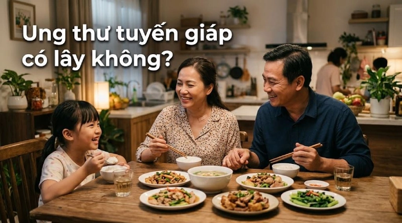 Ung thư tuyến giáp có lây không?